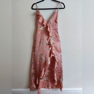 Floral Pink Maxi Dress